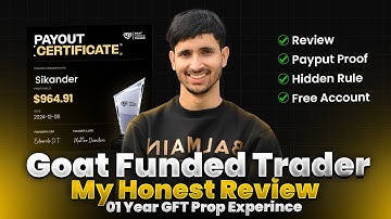 Goat Funded Trader Honest Review 2025 // Best Prop Firm // Prop Firm Review // Hindi // GFT