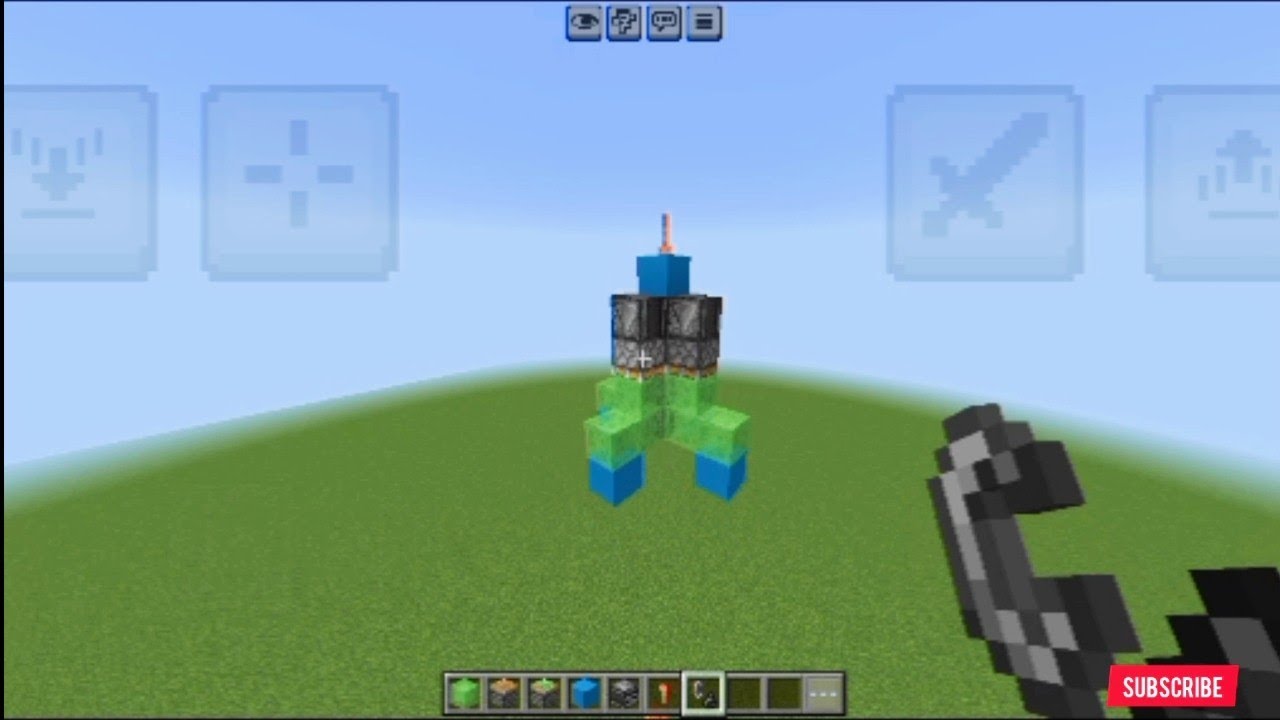 HOW TO MAKE WORKING ROCKET IN MINECRAFT PE||FL4ME OG||