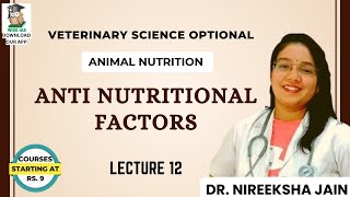 Lecture 12 Anti Nutritional Factors screenshot 4