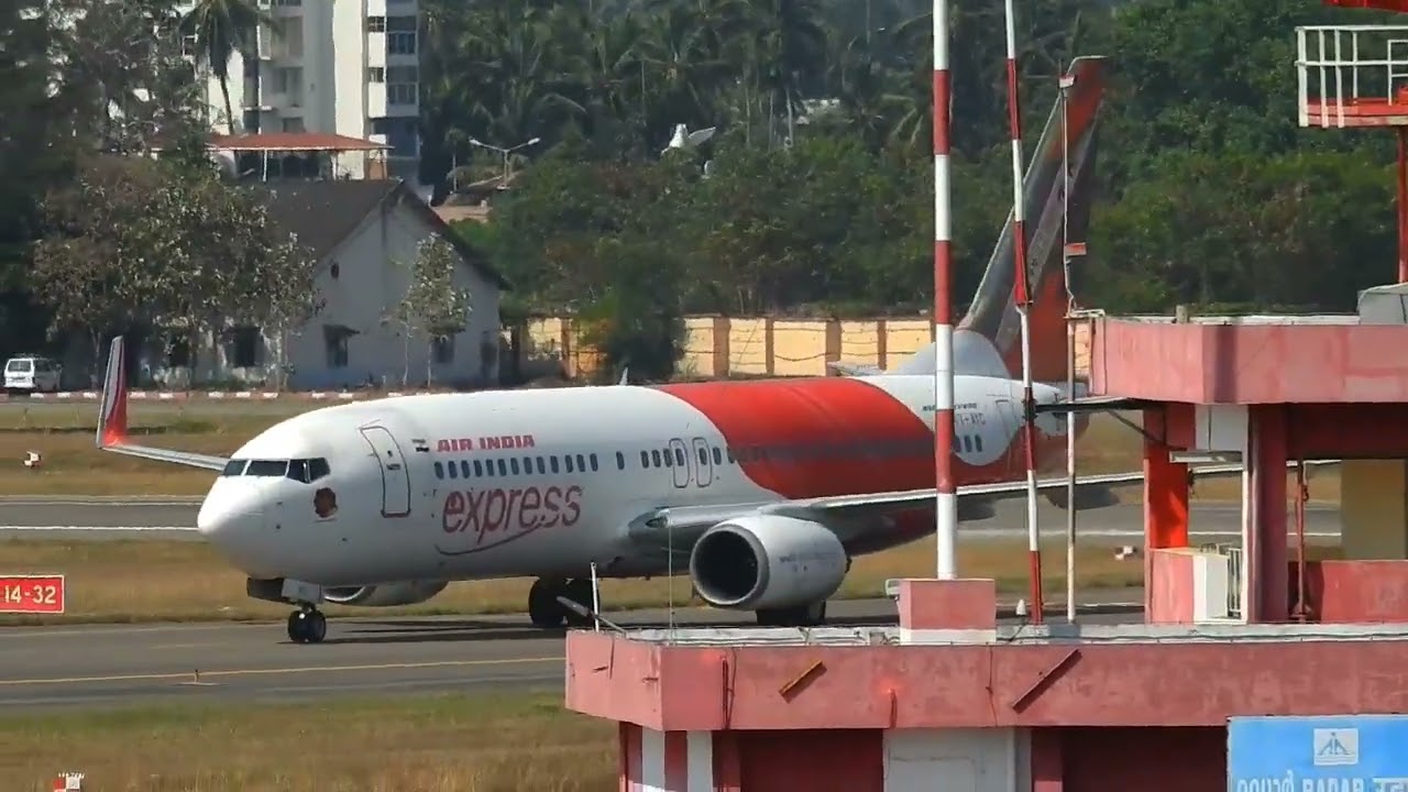 Airindia Express Landing @Trivandrum international Airport