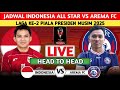 INDONESIA WAJIB MENANG. JADWAL TIMNAS INDONESIA ALL STARS VS AREMA FC DI PIALA PRESIDEN 2025