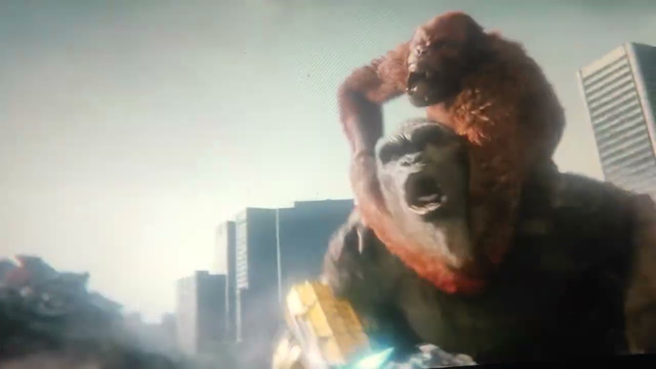 Godzilla, king Kong vs shimo and Skar kingfight scene