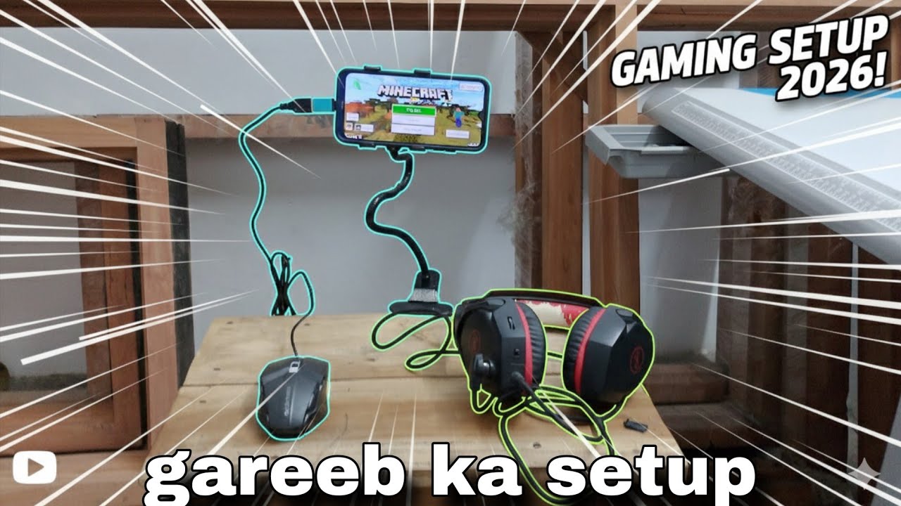 Gareeb Ka Setup Tour 😢 | No PC Only Mobile | Dream Setup 💪