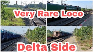 Indian Railways BOBRN Fully Loaded Coal Freight Powered  WAG9 Skips Peralam Railway Station ??