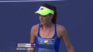 Agnieszka Radwanska v. Dominika Cibulkova - Indian Wells 2016 R2 Highlights