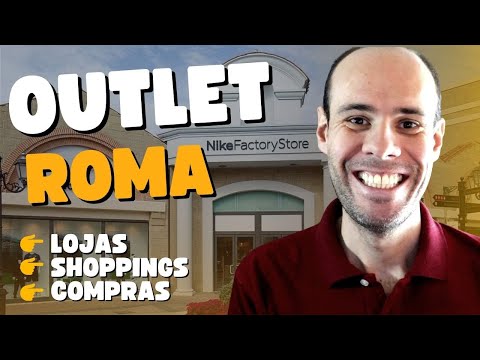 Vídeo: Compras de grifes em Outlets em Roma