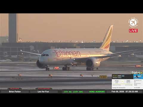 🔴 LIVE: ✈️ O’HARE RUSH HOUR | Mild Winter Day & Heavy Traffic