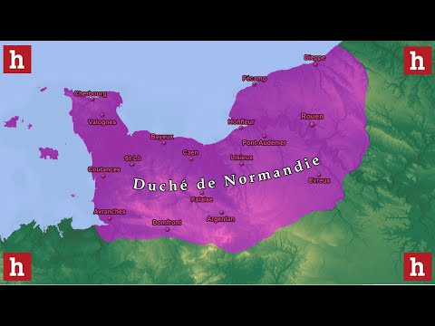 History of Normandy, from Antiquity to the present day, in animated maps