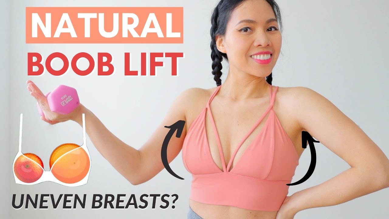 Keep your boobs FIRM & PERKY! does uneven breasts matter? standing dumbbell  upper body workout 