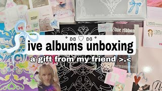 картинка: ✩°·распаковка подарка: альбомы айв, карты и др·°✩