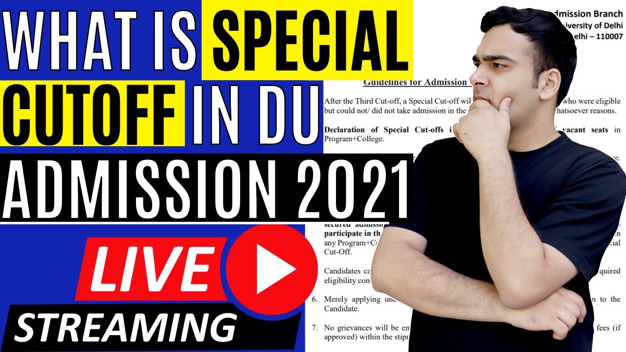 SPECIAL Cut-OFF Kya Hai? DU New Admission Process🔥| Most Important Cutoff Update