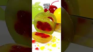 Clean Cuts You Can Watch Forever 🔪✨ #ASMR #Satisfying #Loop #Relaxing #fruit @jelly