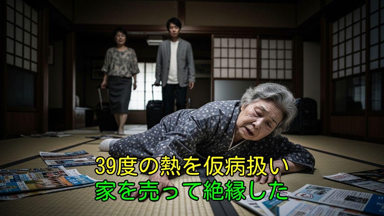 39度の熱で放置され「仮病だろ」と旅行へ。家を売り払った1週間後、帰宅した息子の末路。