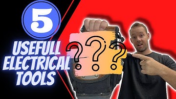 5 useful tools for electricians, Av and data work