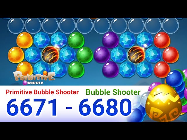 Primitive Bubble - Bubble Shooter.level 6871 to 6875 