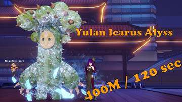 400M/120sec no relics Yulan/Alyss/Icarus | Tower of Fantasy