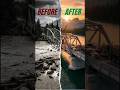 Rebuilding France's Abandoned Mountain Bridge #shorts #satisfying #asmr