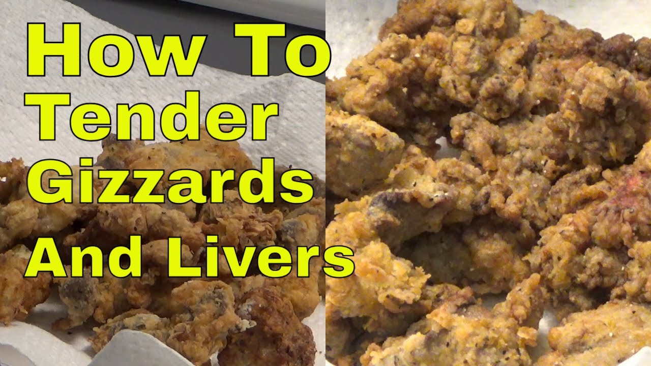 How To Make Melt In Your Mouth Deep Fried Chicken Gizzards And ...