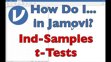 How do I... DO AN INDEPENDENT-SAMPLES T-TEST in Jamovi? (2022)