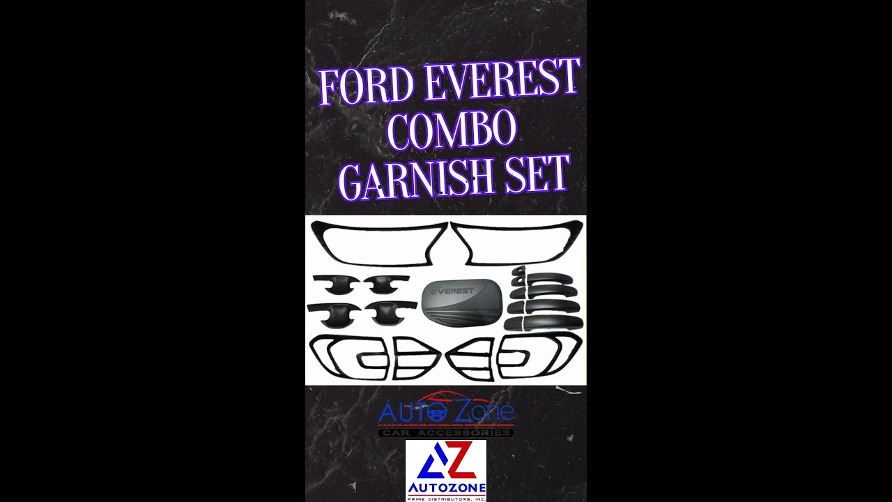 Combo Garnish Set for Ford Everest 