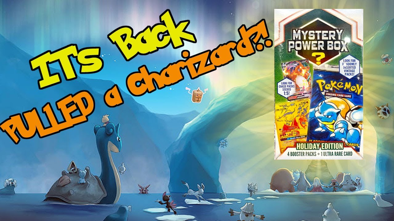 GUESS WHAT, I PULLED A CHARIZARD?! IN THE *NEW* POKEMON MYSTERY POWER ...