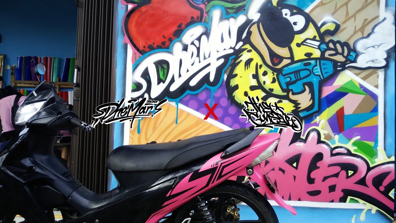 How To Cutting Sticker Supra X 125 L Dhemar X Gunser Youtube