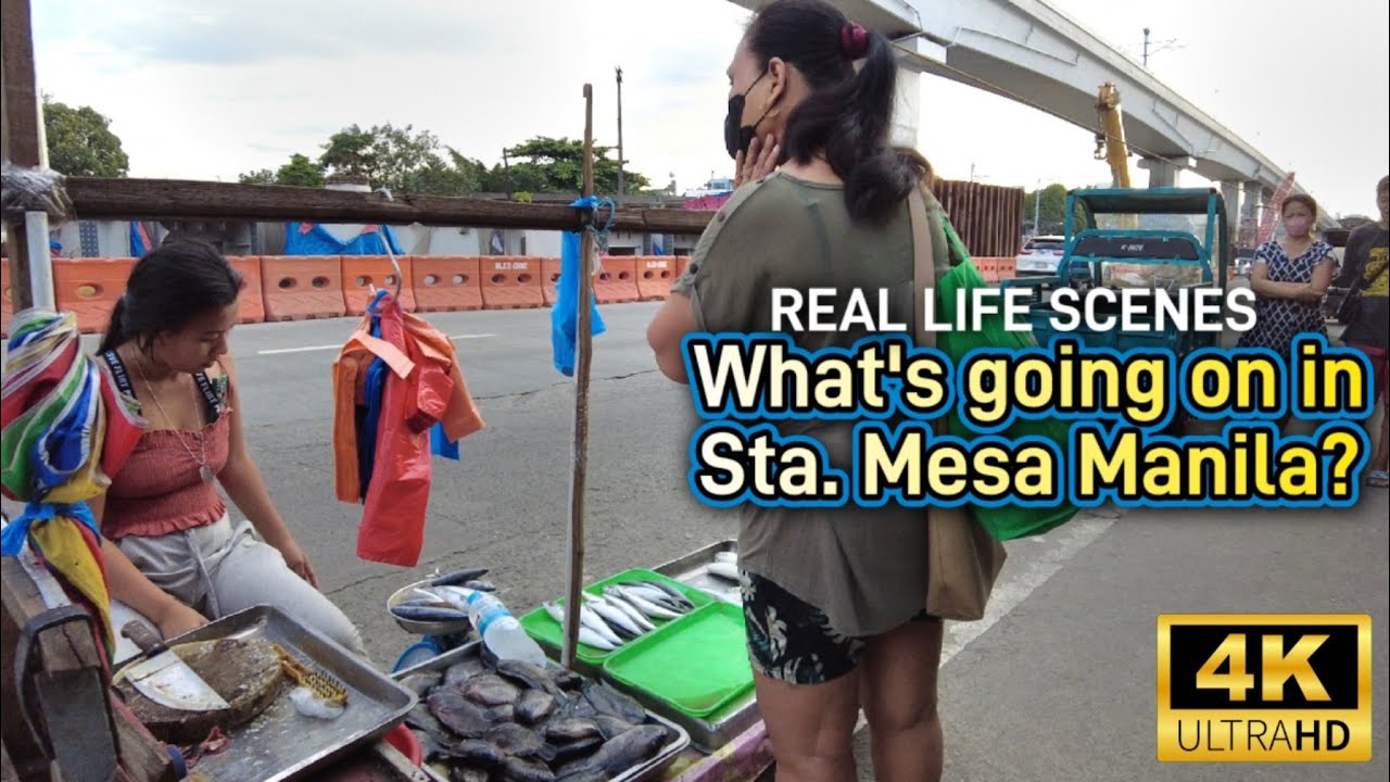 REAL LIFE IN STA. MESA MANILA | STREET MARKET AND STREET FOOD TOUR