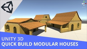 Unity3D - Building Modular Houses (Very fast method!)