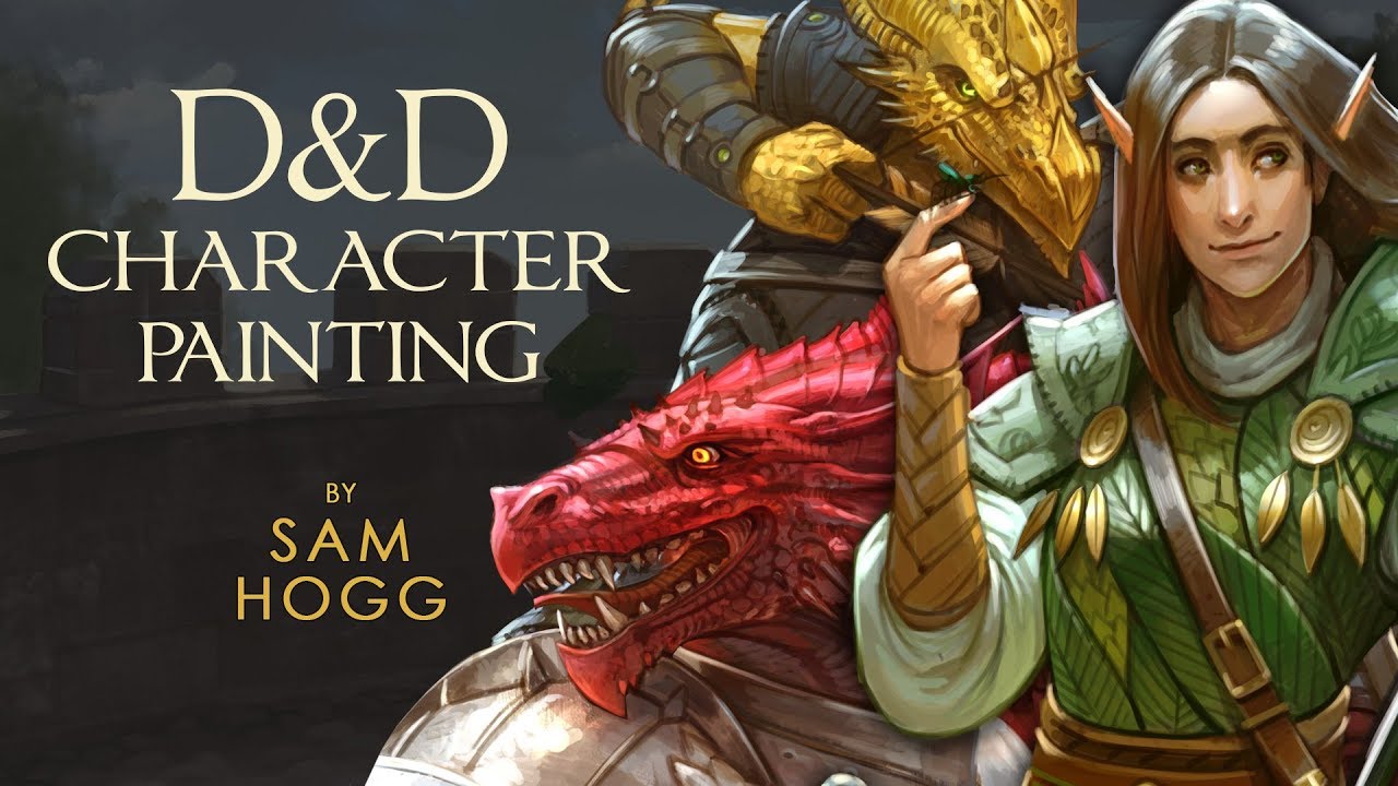 Dungeons And Dragons Art Commission Timelapse Youtube