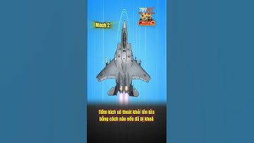 Tiêm kích sẽ thoát khỏi tên lửa bằng cách nào nếu đã bị khoá mục tiêu