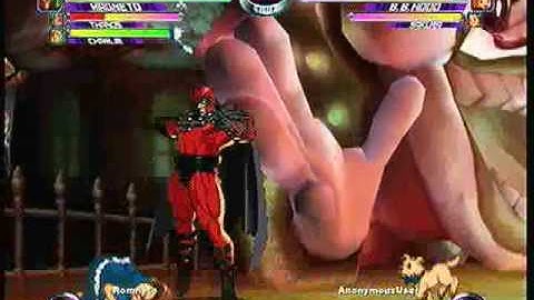 MvC2 Online (360): Brett (Cha/Mag/Tha) vs Anonymous Usar (Jill/Hood/Sak) 8 .:5.10.10:.