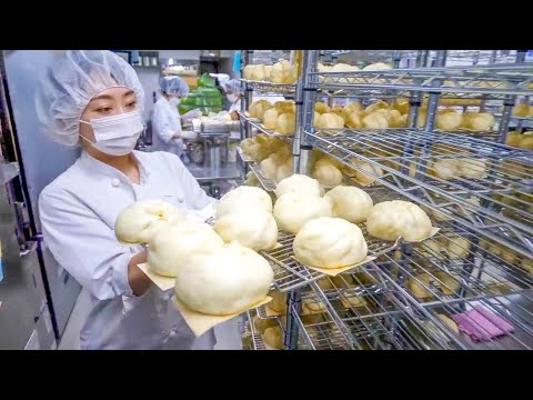 早朝３時から始まる老舗中華食堂の豚まん３０００個を作る１日丨Japanese Food