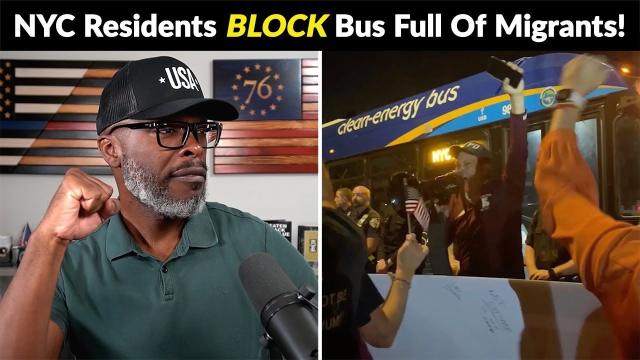 Staten Island Residents ARRESTED Over Blocking Bus Full Of Migrants!