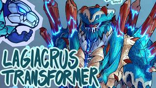 Drawing A Lagiacrus Transformer | Monster Hunter x Transformers | Speeddraw