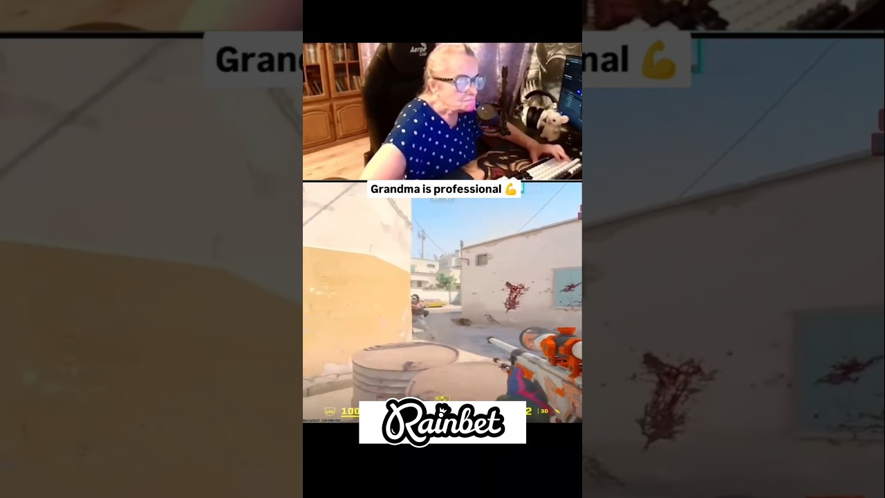 Grandma is professional 💪 