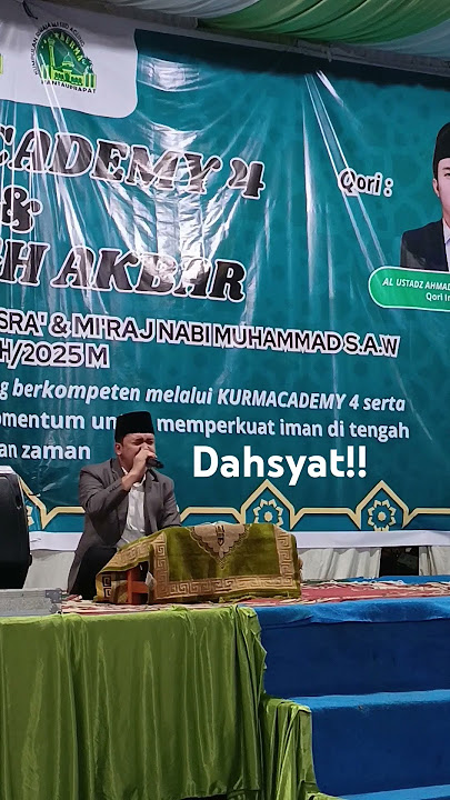 Suara melengking merdu!! Ustdz Ahmad Khairi Novandra (Qori internasional #qoribersuaramerdu