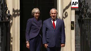 Israeli Prime Minister meets British Prime Minister at Downing Street screenshot 5