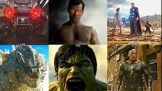Godzilla Vs Mechagodzilla Va Superman Vs Hulk Vs Thor Vs Black Adam Vs Shimo Vs Optimus Prime
