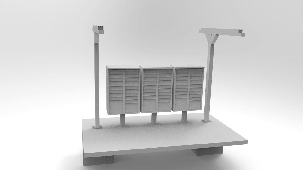 Cluster Mailbox / Cluster Box Unit (CBU) Canopy Installation YouTube
