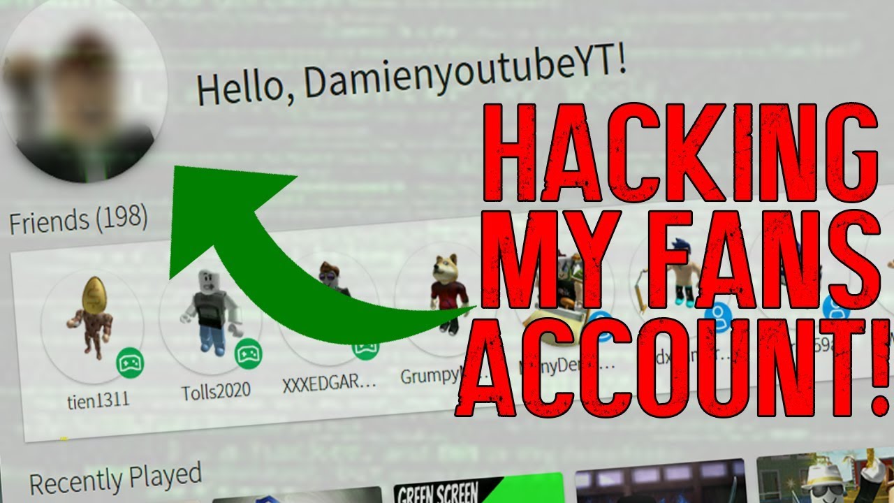 Hacking One Of My Fans Roblox Account Youtube - hacking my fans roblox account