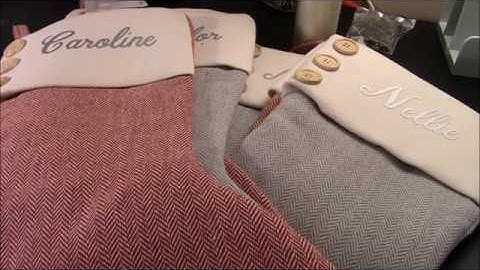 Cricut - personalize and customize your stocking with HTV