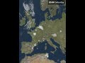 Movement of Clouds in Europe during last 17 Hrs on 31st May @5.00am GMT- bbc.com