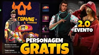 PERSONAGEM GRÁTIS! CONFIRA AS RECOMPENSAS DO EVENTO DE HALLOWEEN, LCDP 2.0 E NOVA SUBMETRALHADORA FF