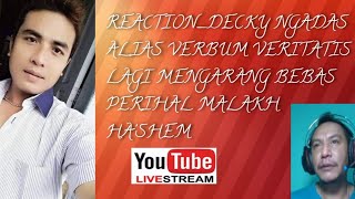 REACTION PERIHAL NARASI MENGARANG BEBAS DARI VERBUM VERITATIS PERIHAL MALAKH HA'SHEM