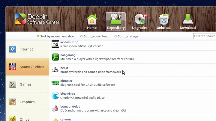 Run Deepin Software Center in Ubuntu 11.10