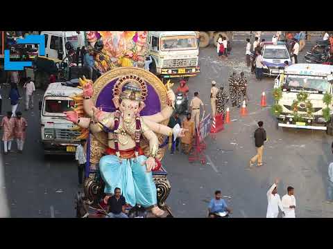 Ganesh Shobha Yatra - Big Ganesh nimajjanam in Tank Bund - Ganpati Visarjan #ganeshvisarjan