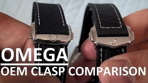 OMEGA Deployant Clasp Comparison (Old vs New)