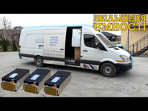 Made a Mercedes-Benz Sprinter electric with a homemade 150-kilowatt battery