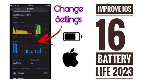 iOS 16 Battery Saving Tips | iPhone Battery Drain Problem 2023 #iphonebattery