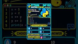 Python question day 102 #python #codingchallenge #learntocode #learntocode#pythonprogramming
